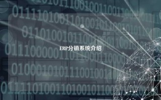 erp分销系统，Erp分销系统